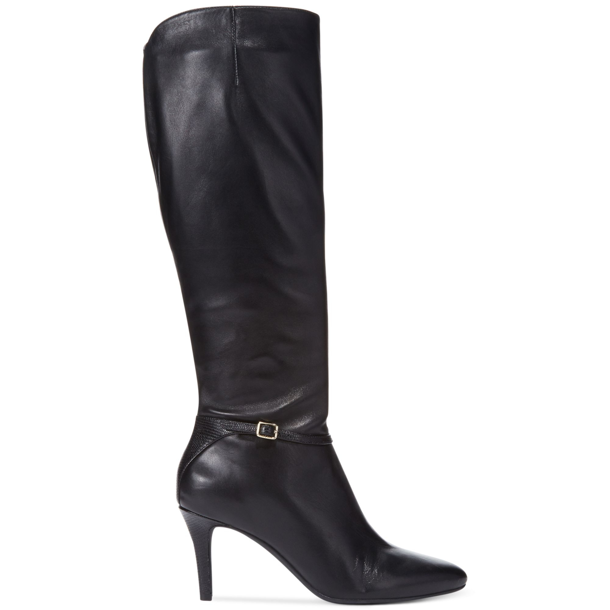 Cole haan Women'S Garner Wide Calf Tall Dress Boots in Black | Lyst
