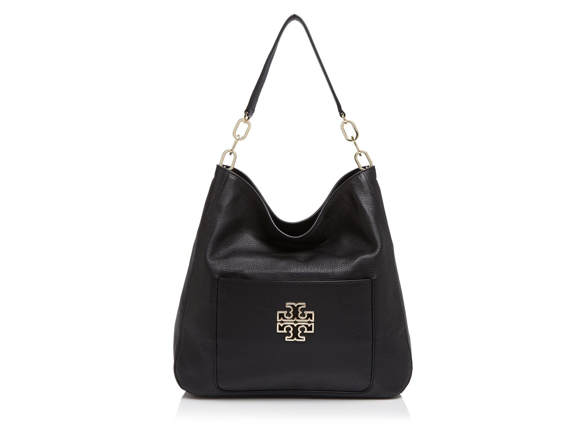 tory burch britten adjustable shoulder bag black