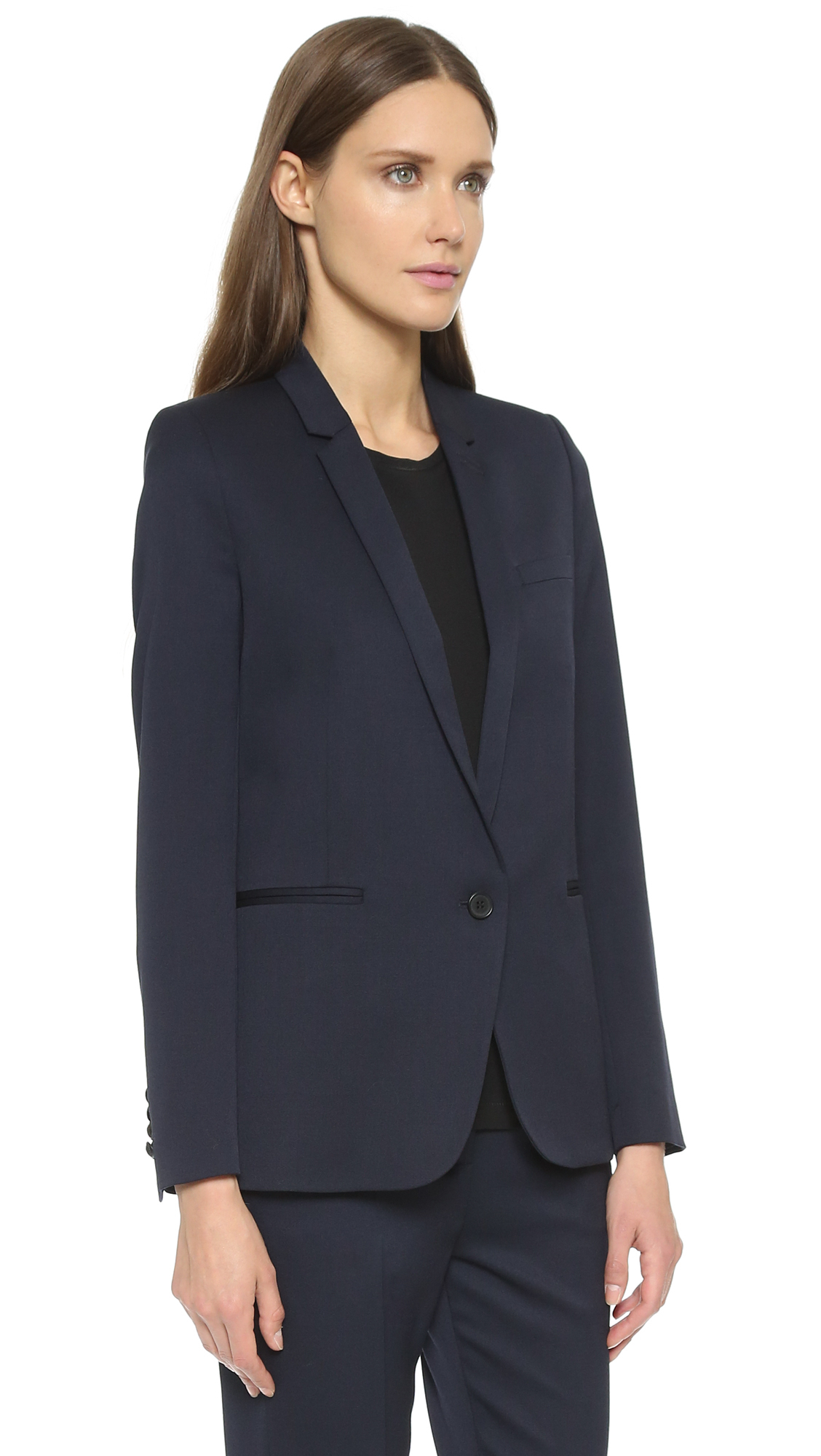 Lyst - The Kooples Timeless Suit Jacket - Navy in Blue