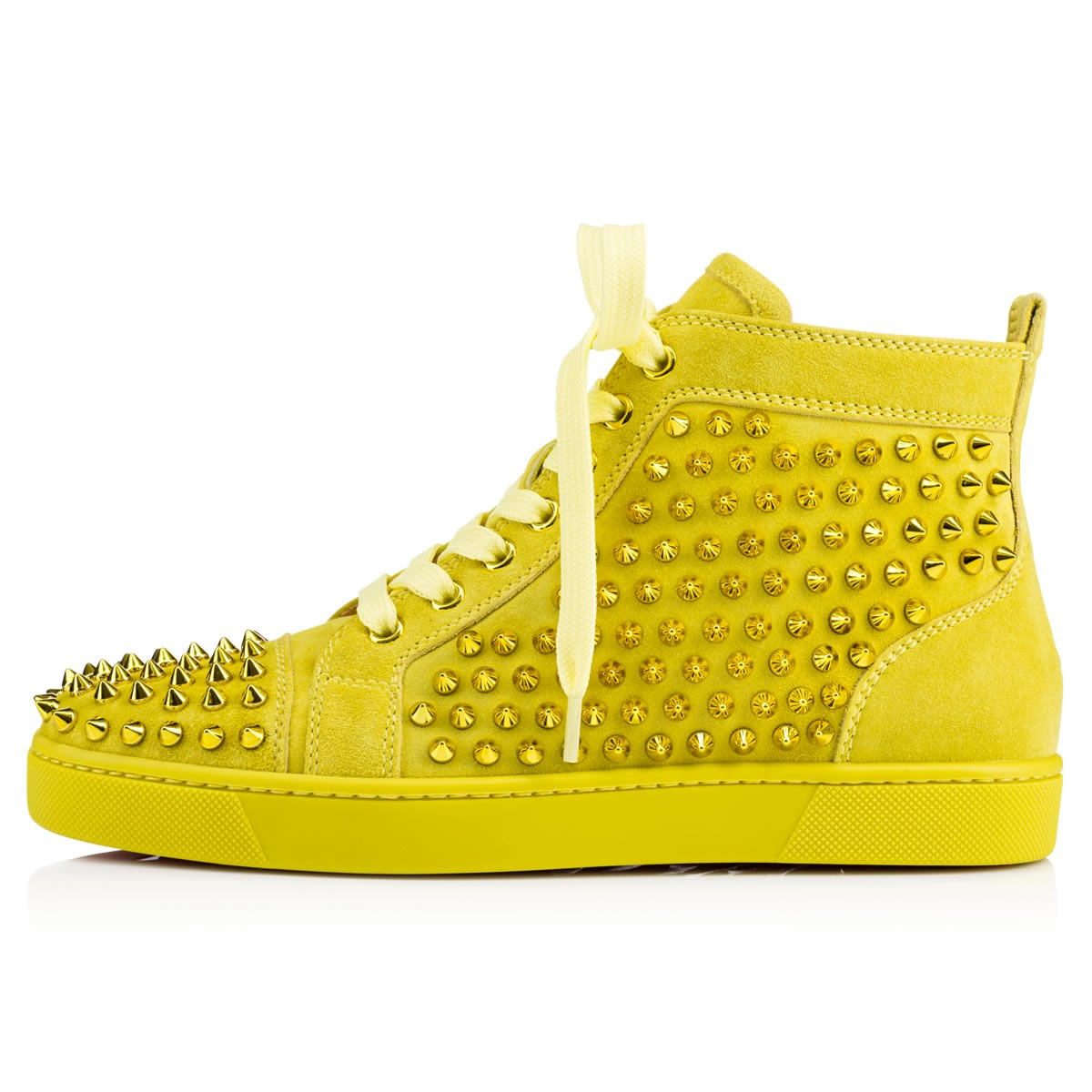 cheap louis vuitton mens shoes - Christian louboutin Louis Spikes Women\u0026#39;S Flat in Yellow (mimosa ...