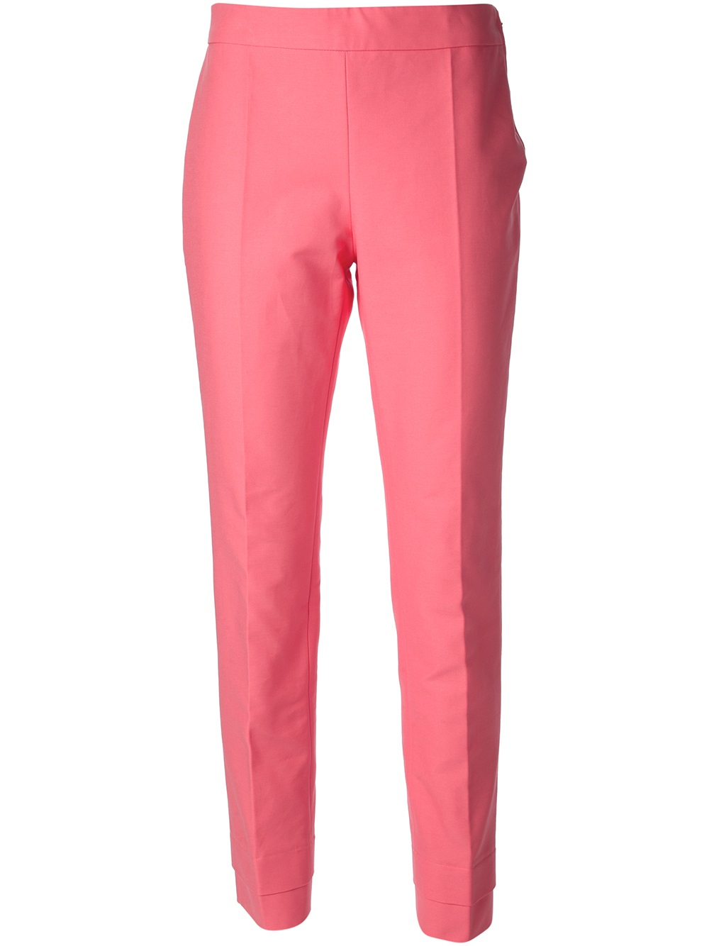 hot pink straight leg pants