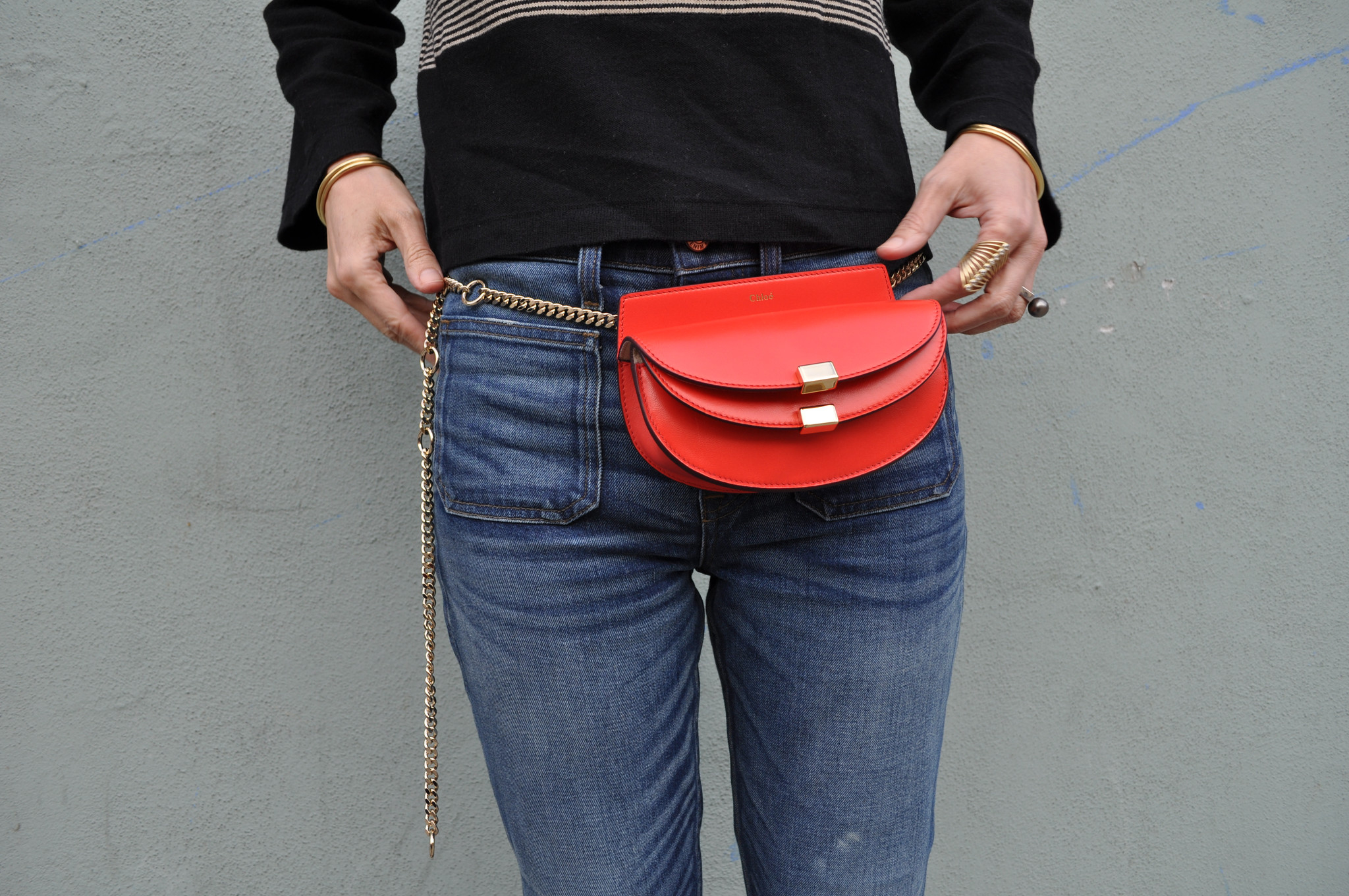 Chlo Georgia Bum Bag, Poppy Red in Red - Save 30% | Lyst