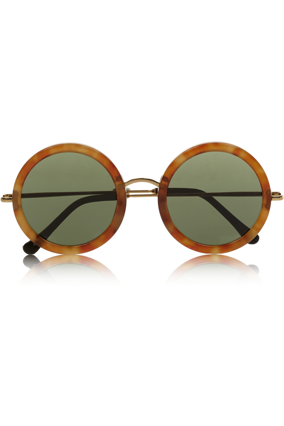 the row brown round frame acetate and metal sunglasses product 1 24230572 0 359096492 normal