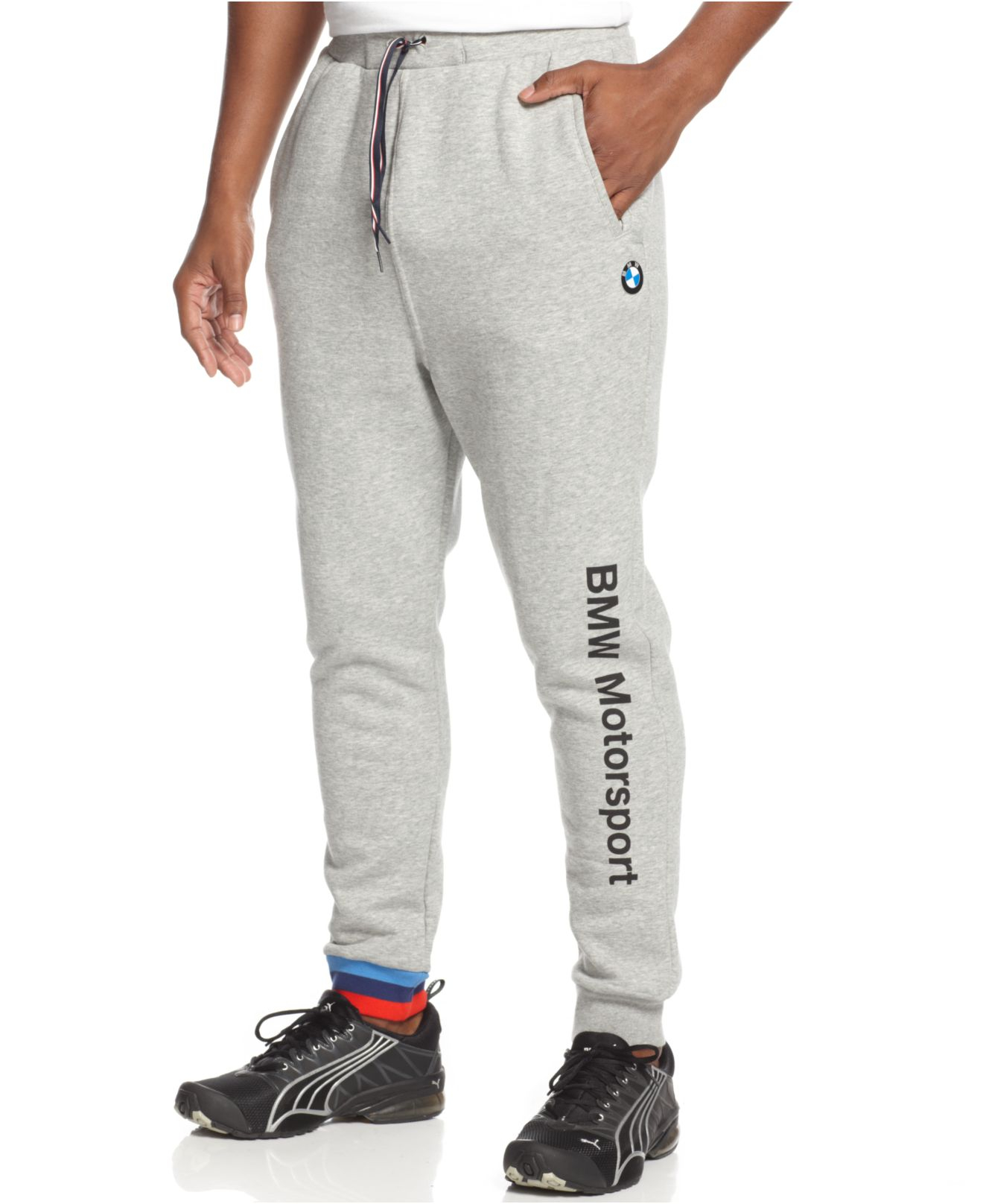 men's puma fleece pants