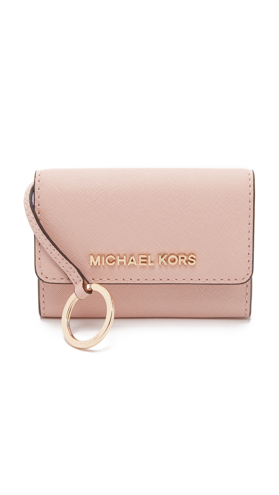Lyst - Michael Michael Kors Jet Set Coin Purse in Pink