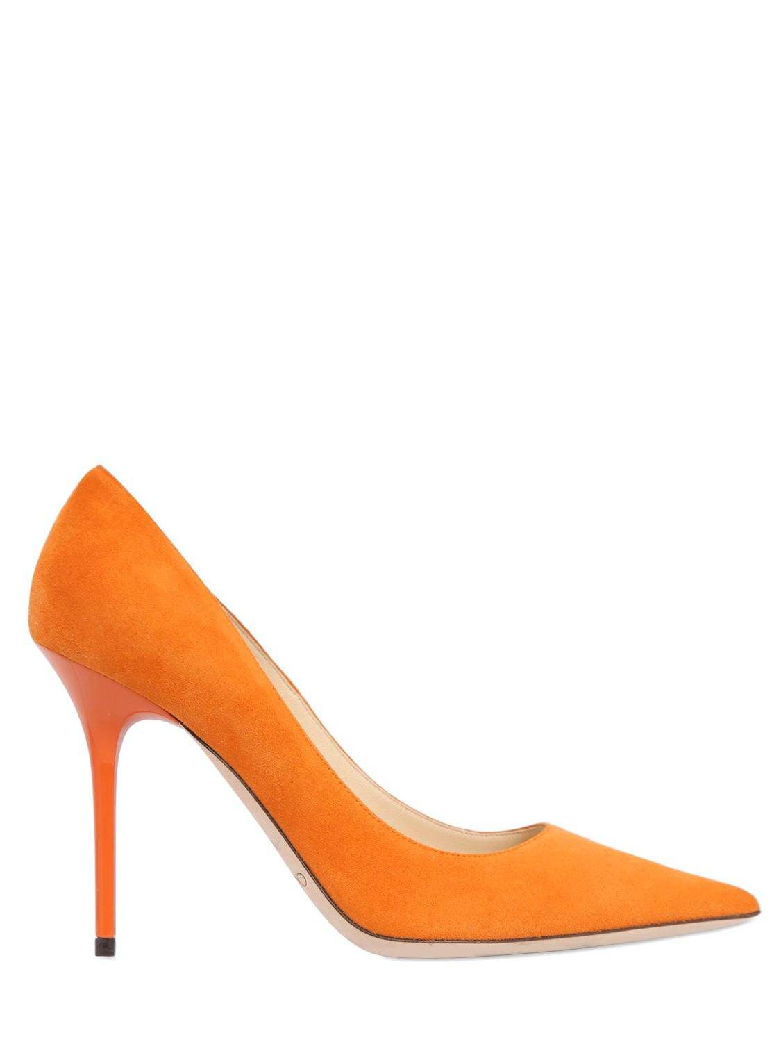 light orange pumps