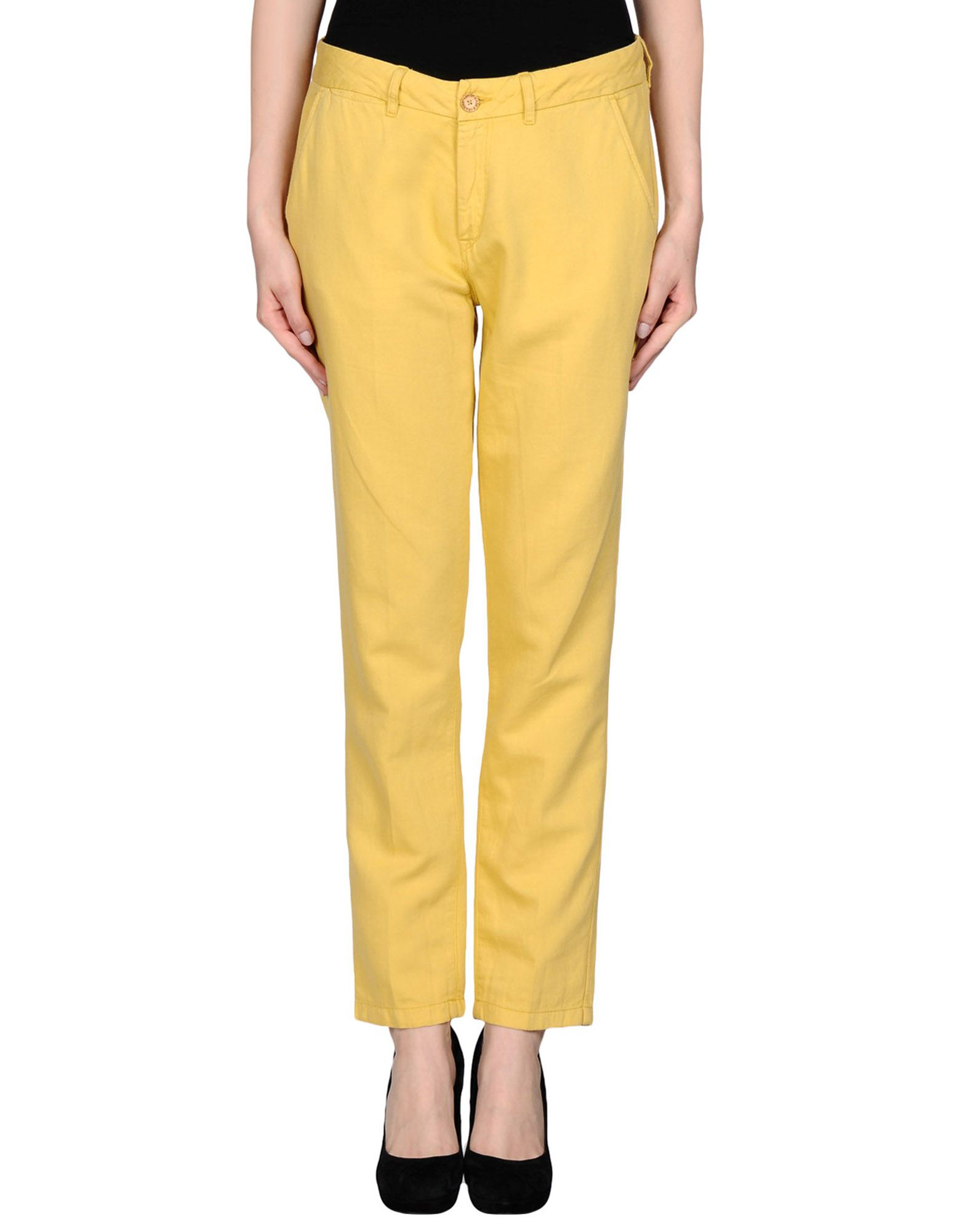 Levi's Casual Pants in Yellow | Lyst