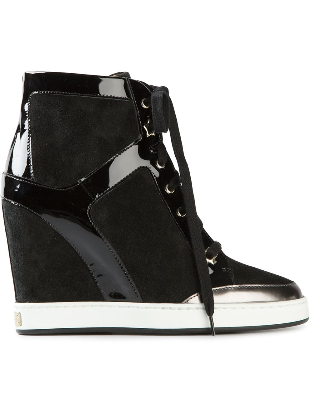 jimmy choo wedge trainers