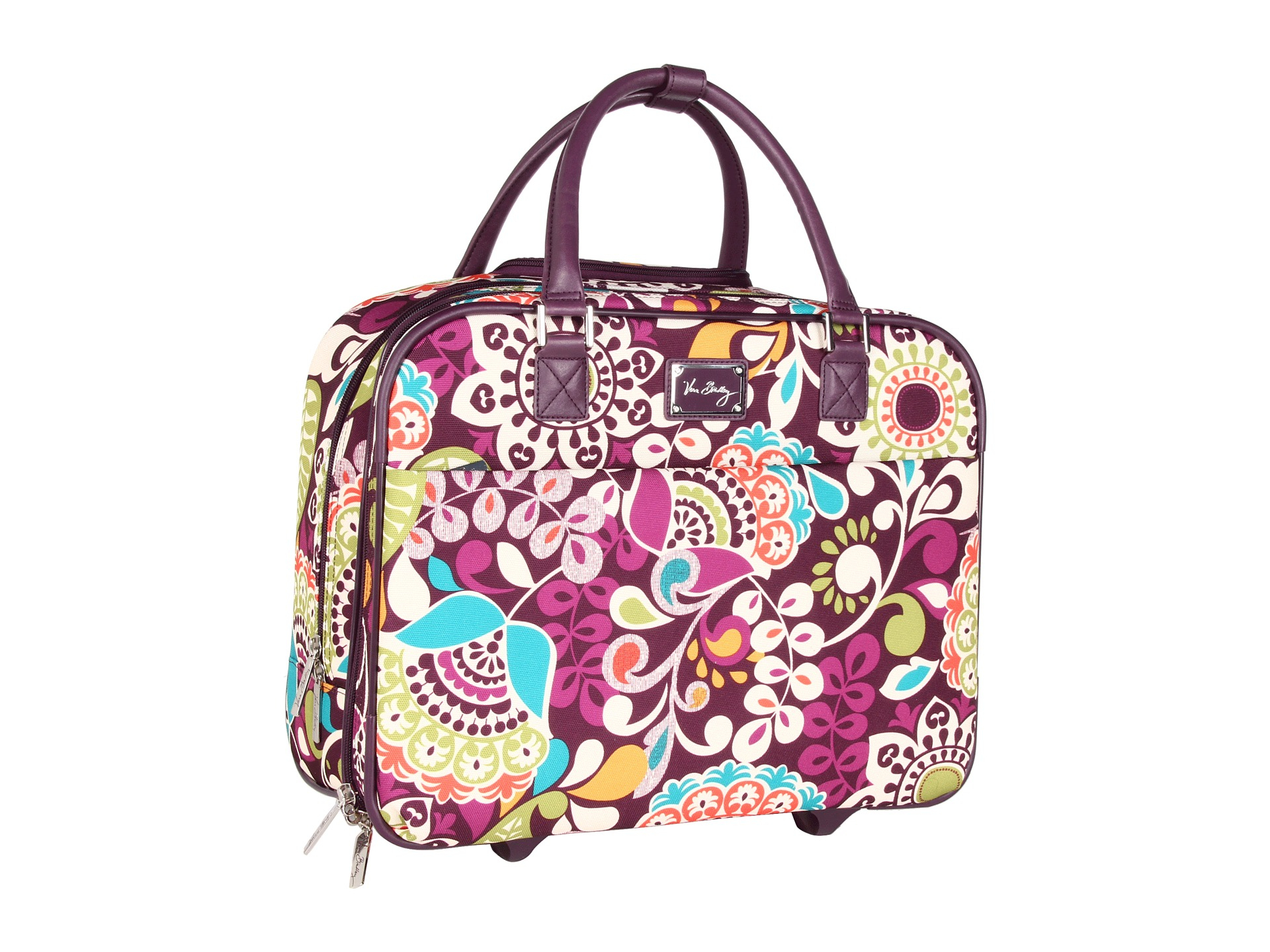 Lyst Vera Bradley Luggage Rolling Work Bag In Purple Gallery