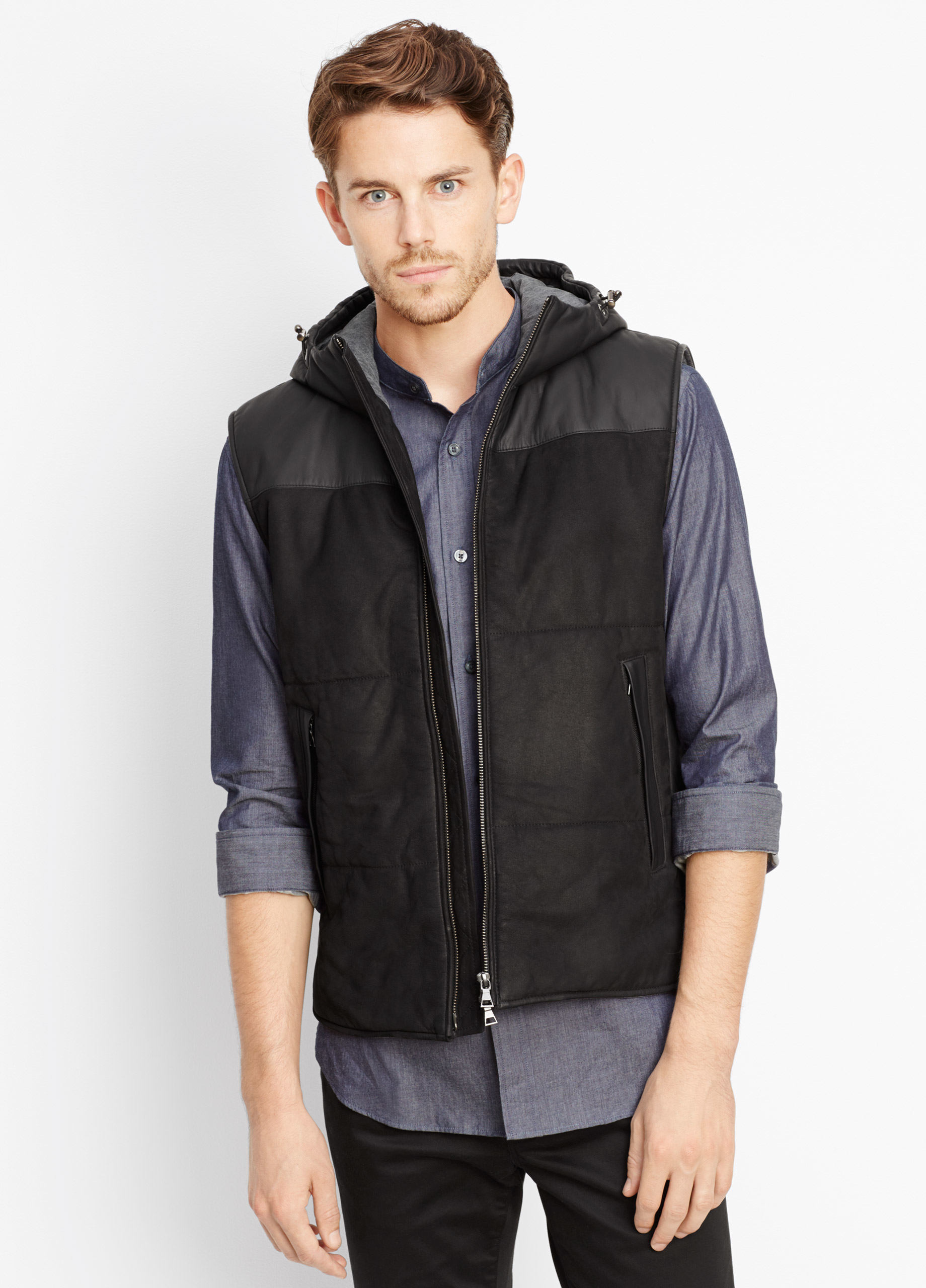 nubuck vest