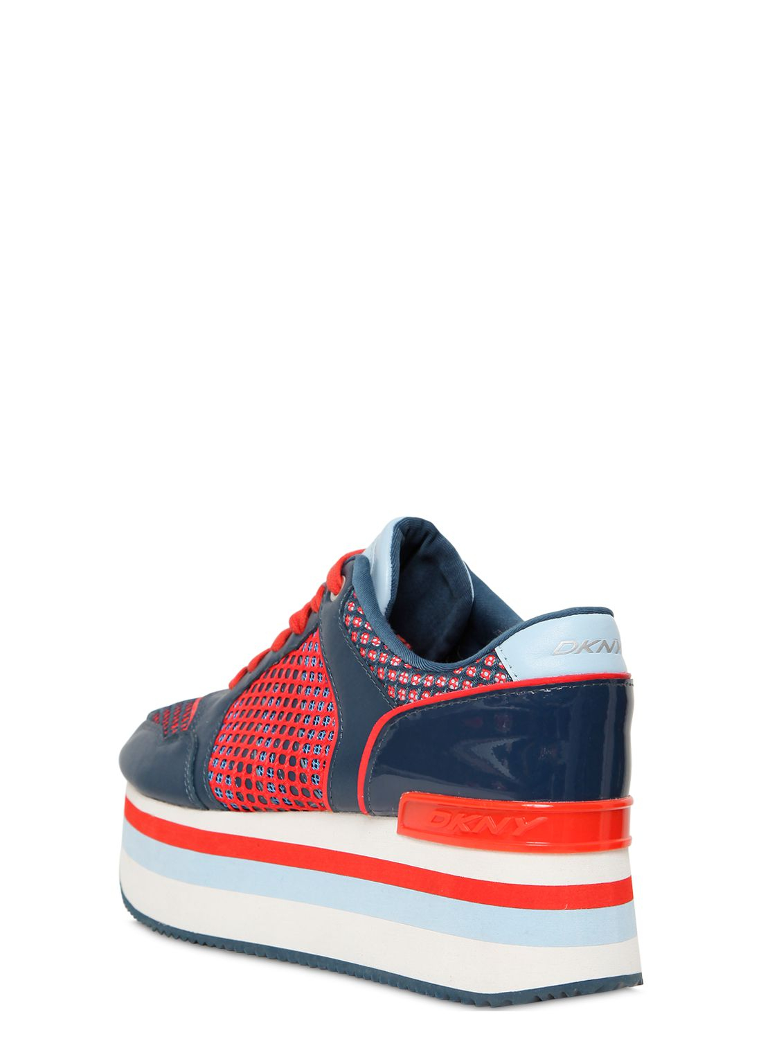 dkny red trainers