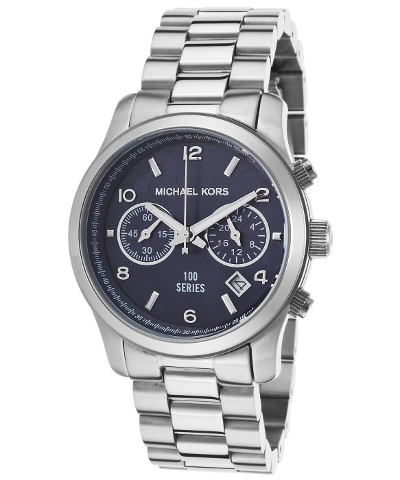 Michael kors Women's Watch Hunger Stop 100 Series Chrono Stainless ...