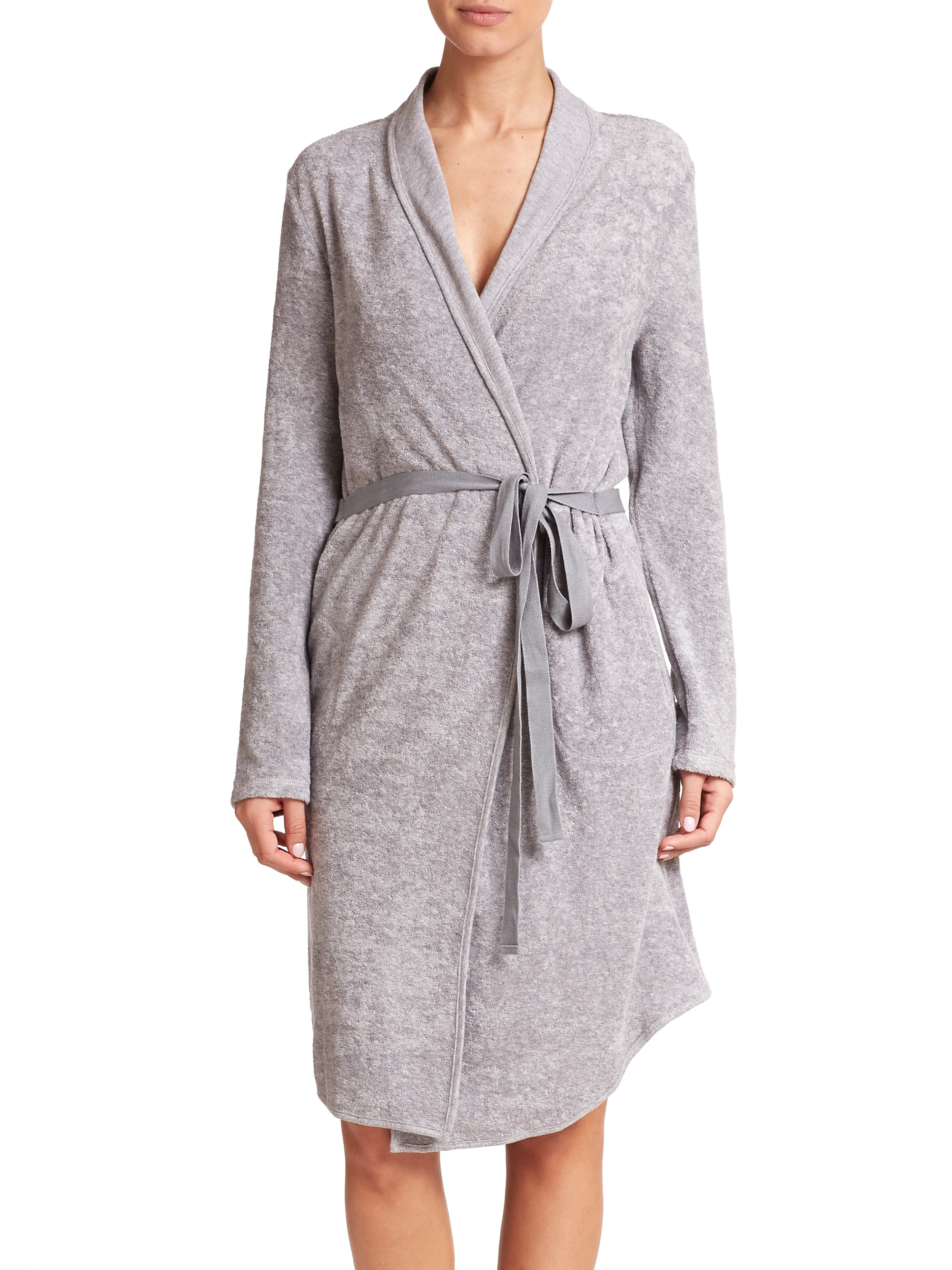 Grey cotton robes