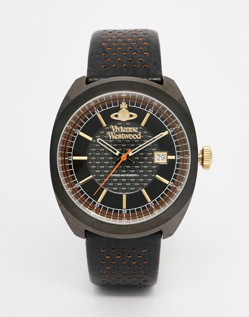 vivienne westwood watch leather strap