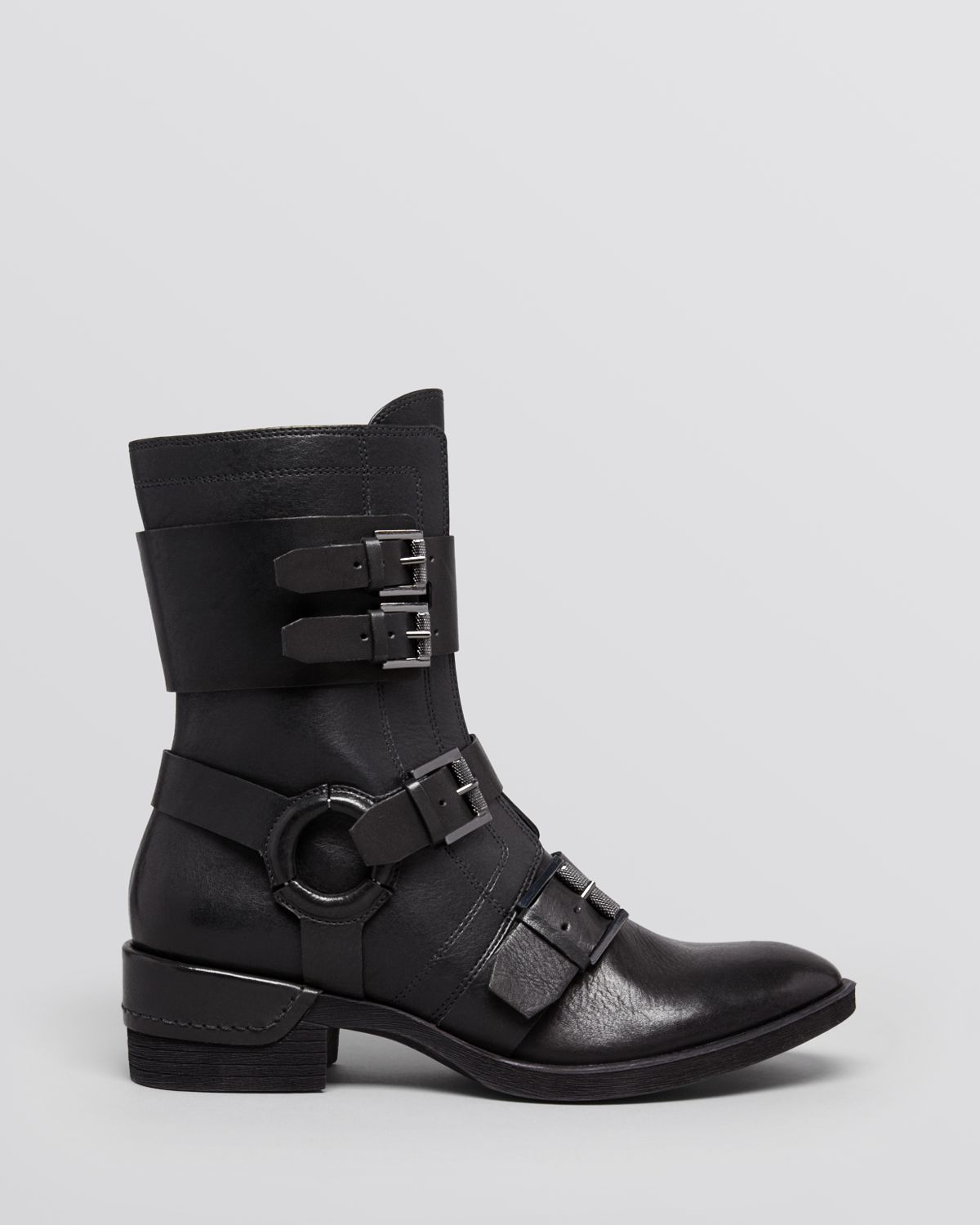 Lyst - Kenneth Cole Boots - Lawton Buckle in Black