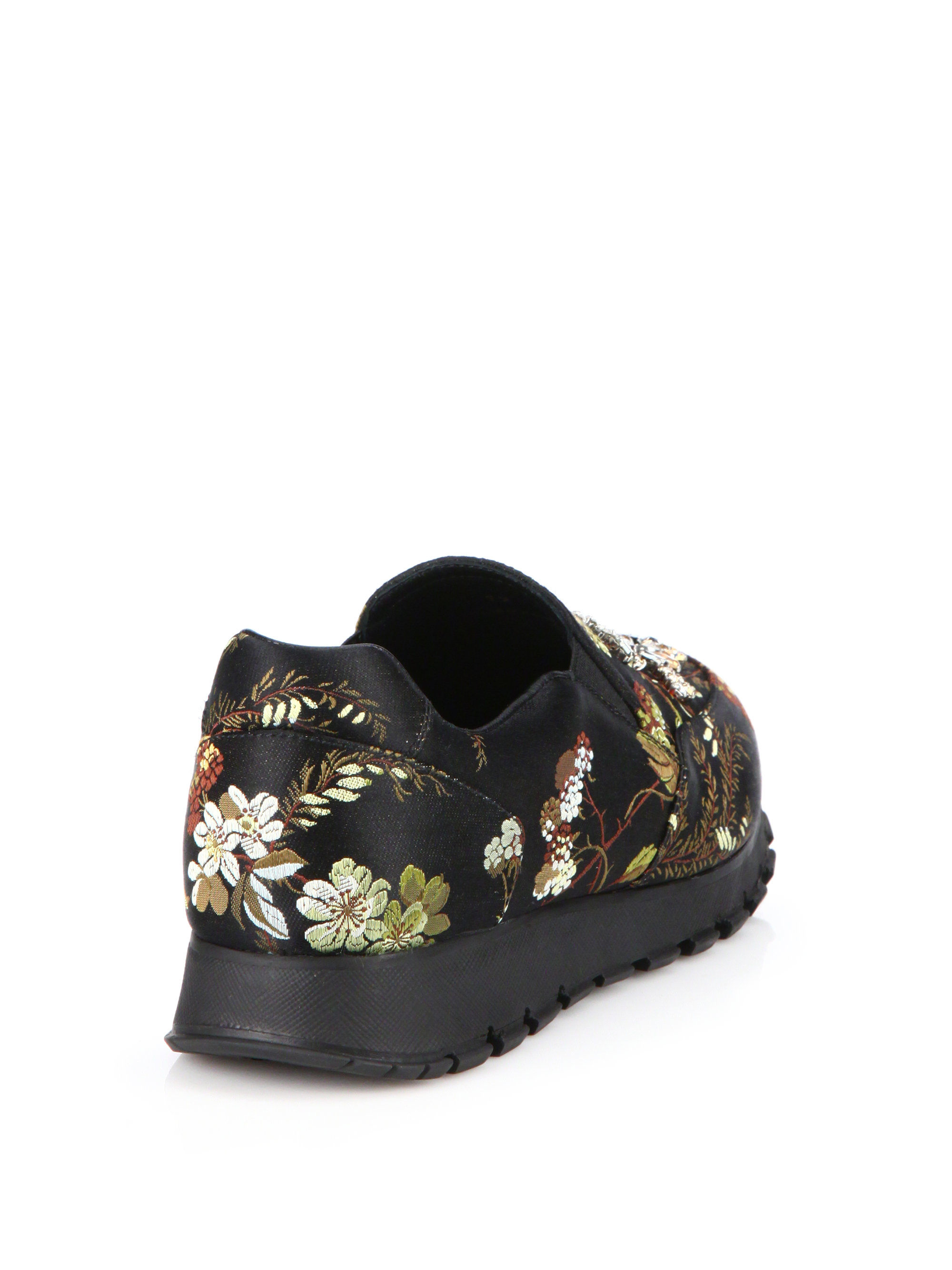 prada brocade espadrilles