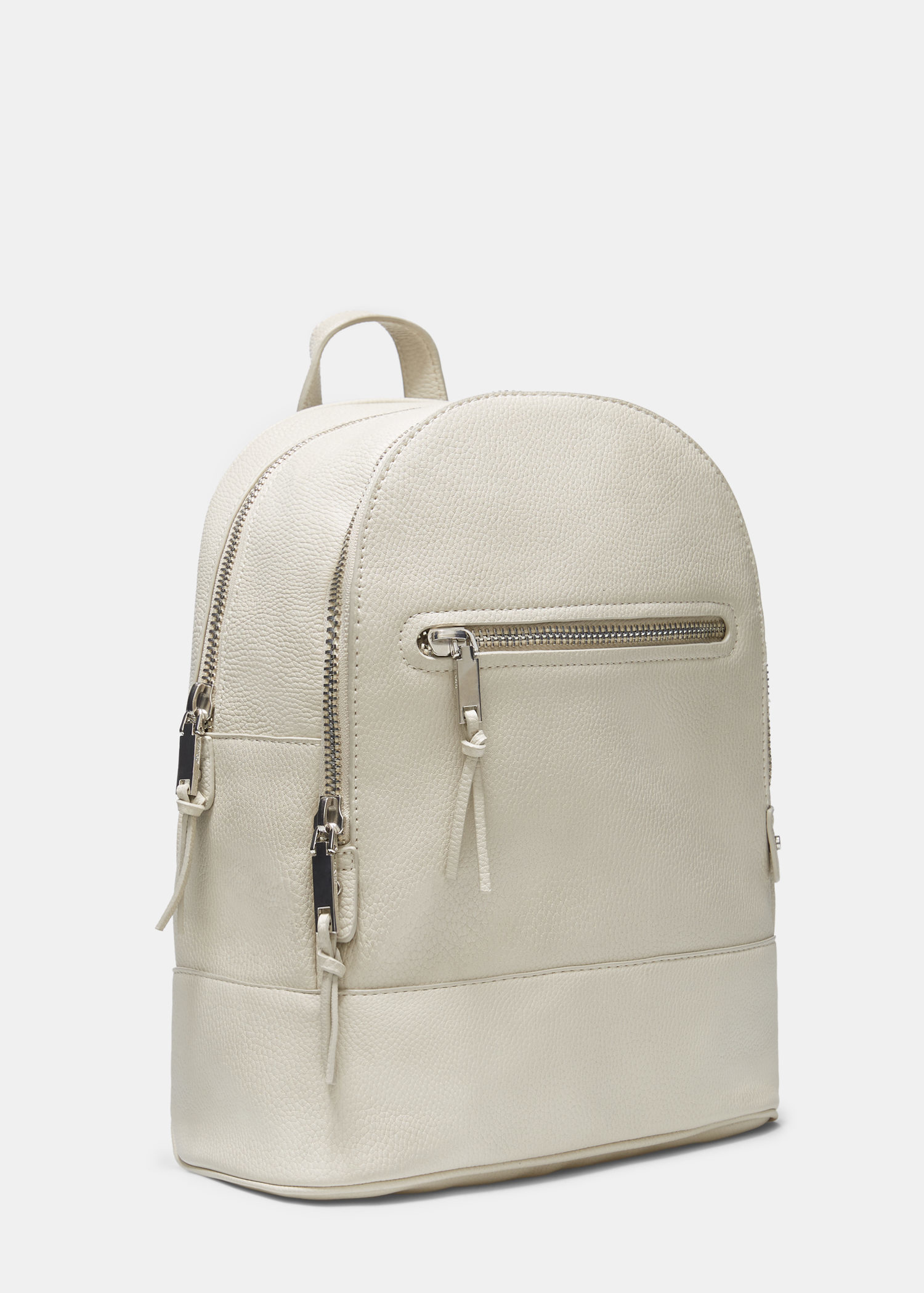 Lyst - Mango Zipped Backpack in White