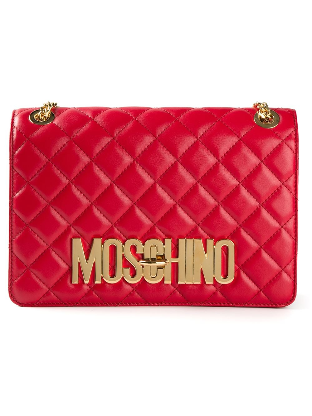 Moschino Shoulder Bag in Red | Lyst