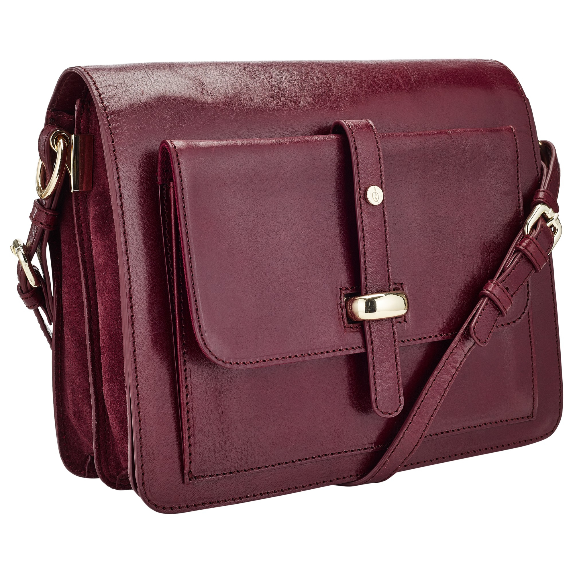 Somerset By Alice Temperley Purple Edington Pocket Crossbody Leather Bag Lyst