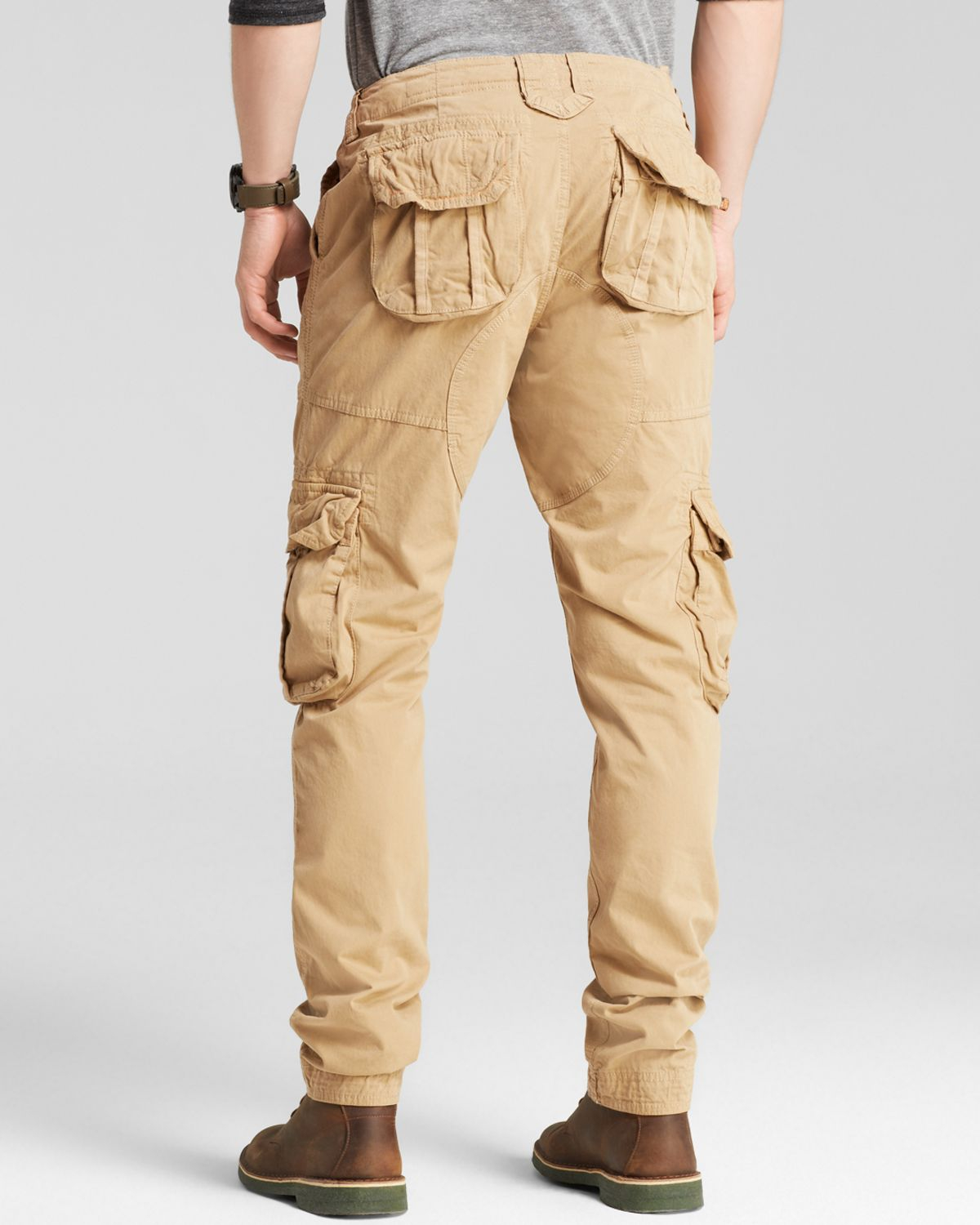 Lyst - Superdry Slim Core Cargo Lite Pants in Natural for Men