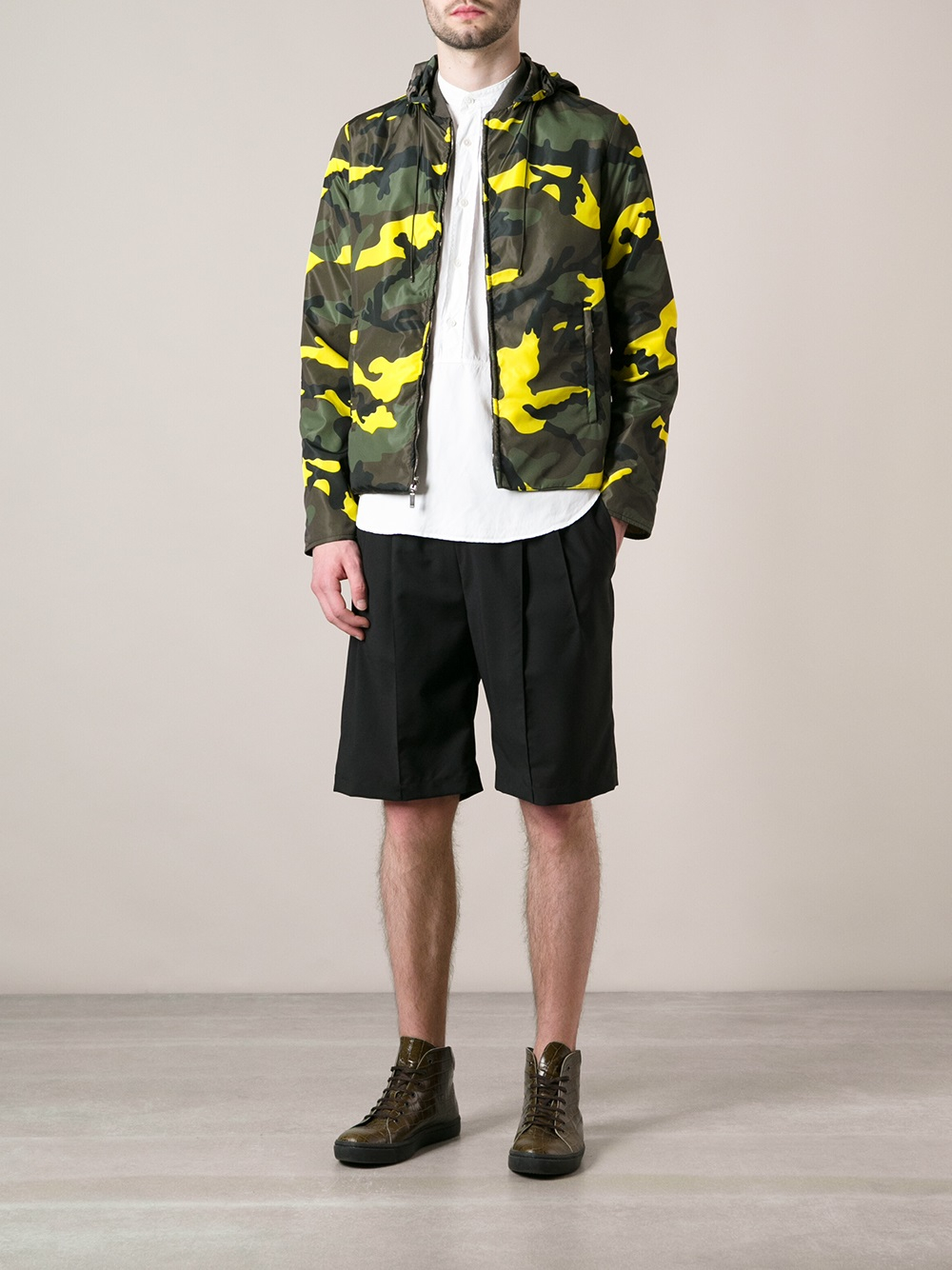 valentino camo green