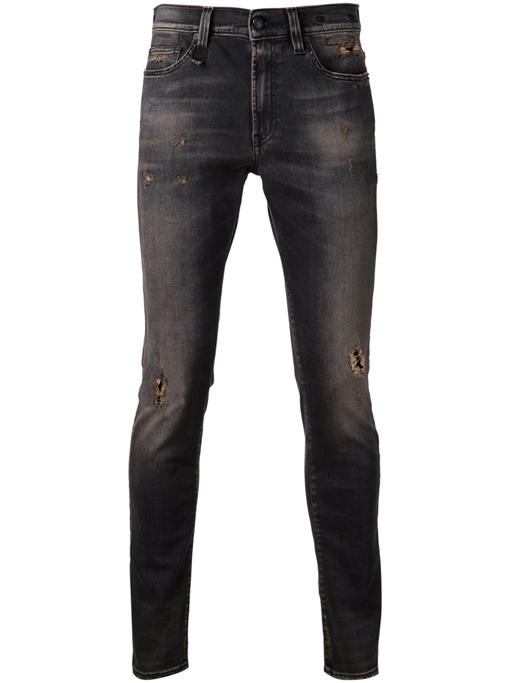 R13 Faded Jeans in Black for Men | Lyst