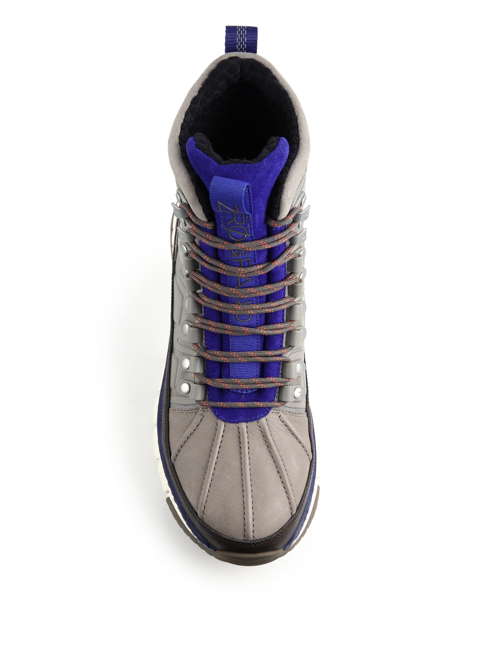 Lyst Cole Haan Zerogrand Sport Waterproof Laceup Boots in Blue for Men