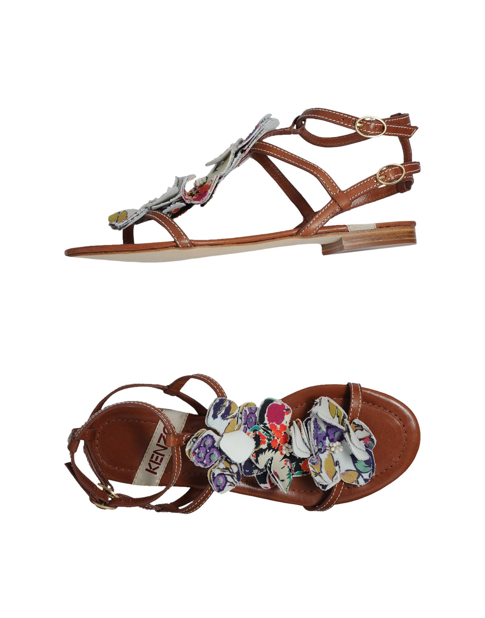 Lyst KENZO  Sandals  in Brown