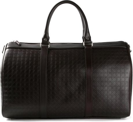 Ferragamo Duffle Bag in Brown for Men | Lyst