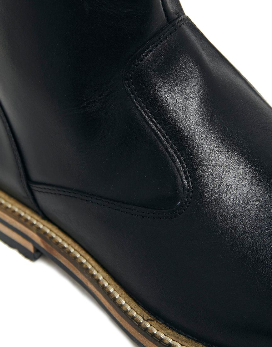 Lyst Asos Chelsea Boots with Back Zip in Black for Men