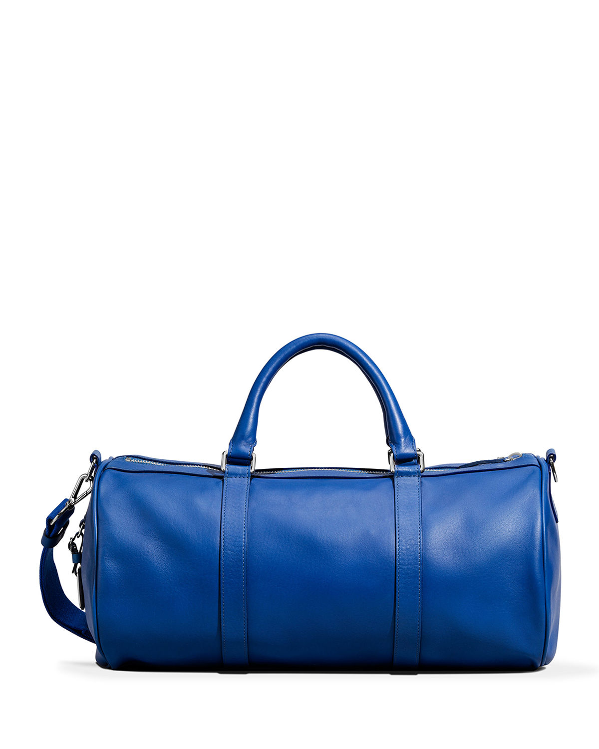 Shinola Medium Leather Duffle Bag in Blue | Lyst