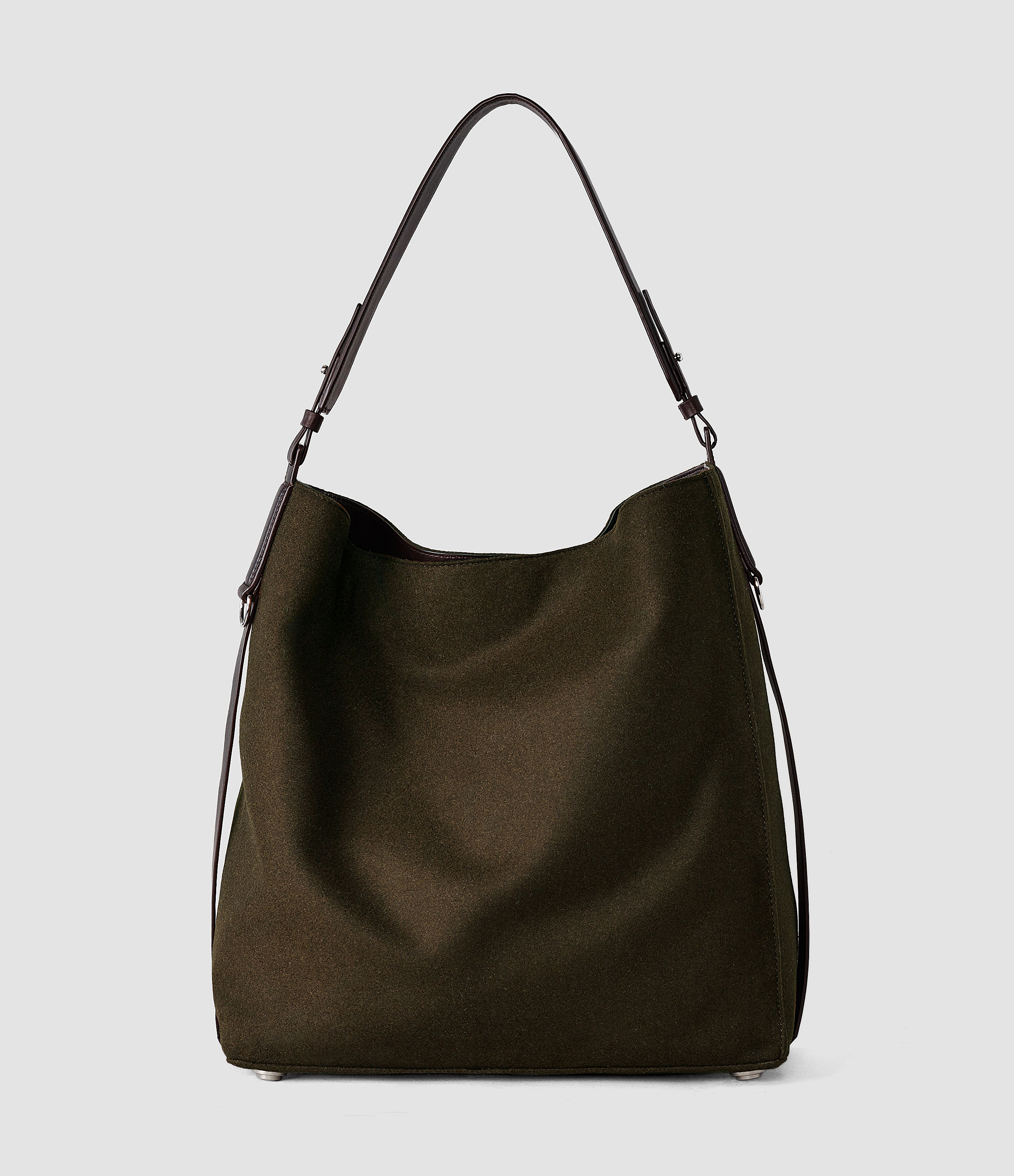 Lyst - Allsaints Paradise North South Tote in Green