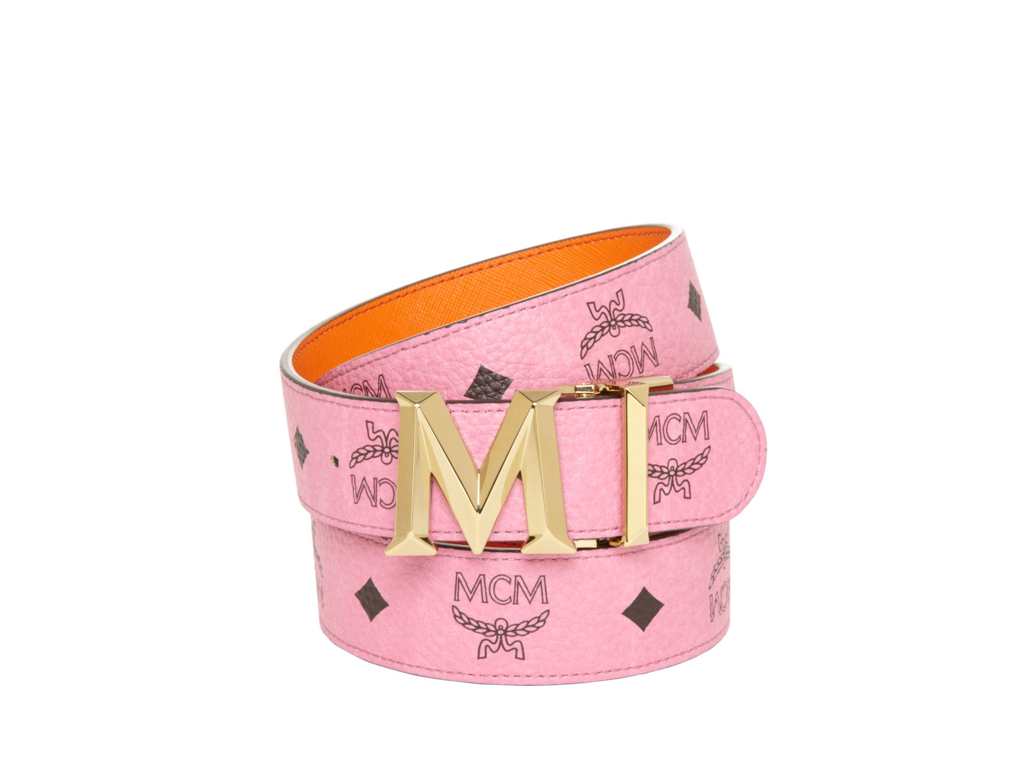 Lyst - Mcm Belt - New M Auto Reversible in Pink