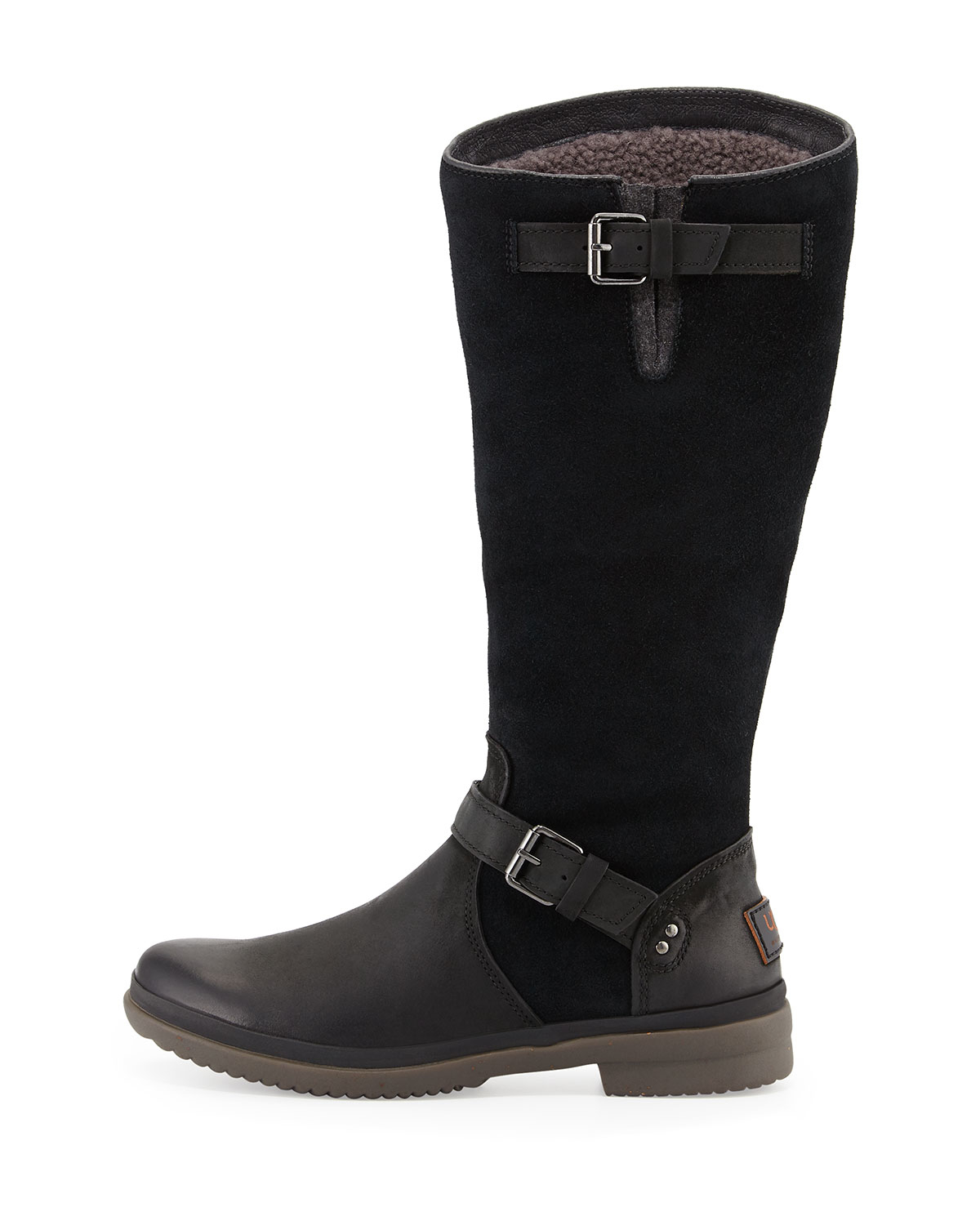 Ugg Thomsen Weather-resistant Suede and Leather Boots in Black | Lyst