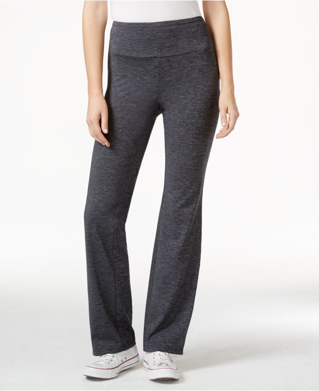 Style & co. Tummy-control Stretch Pants, Only At Macy's in Black (Black ...