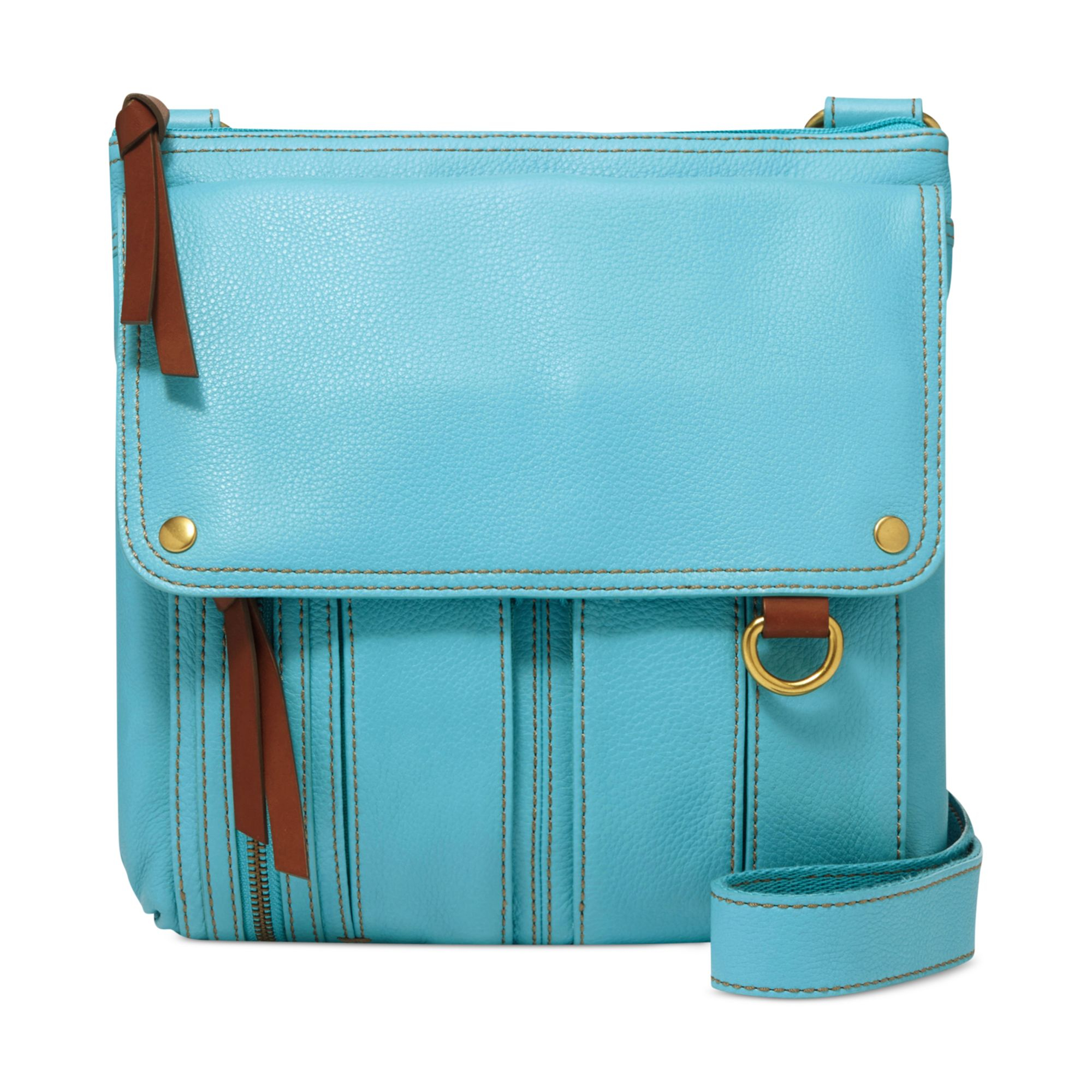 crossbody purse blue