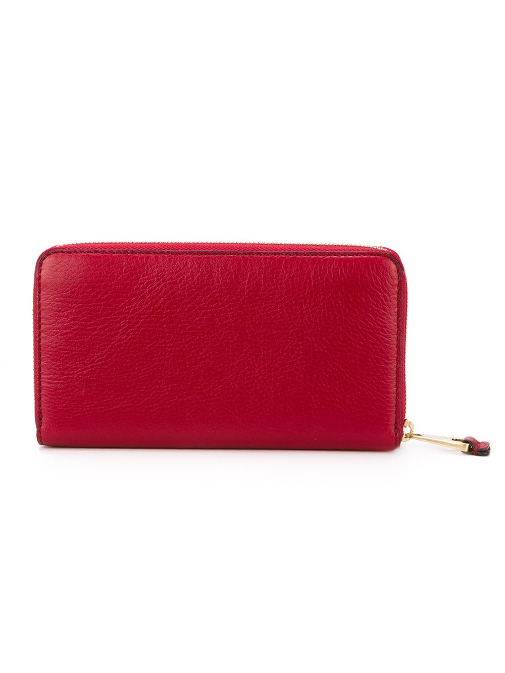 Lyst - Emporio Armani Continental Wallet in Red