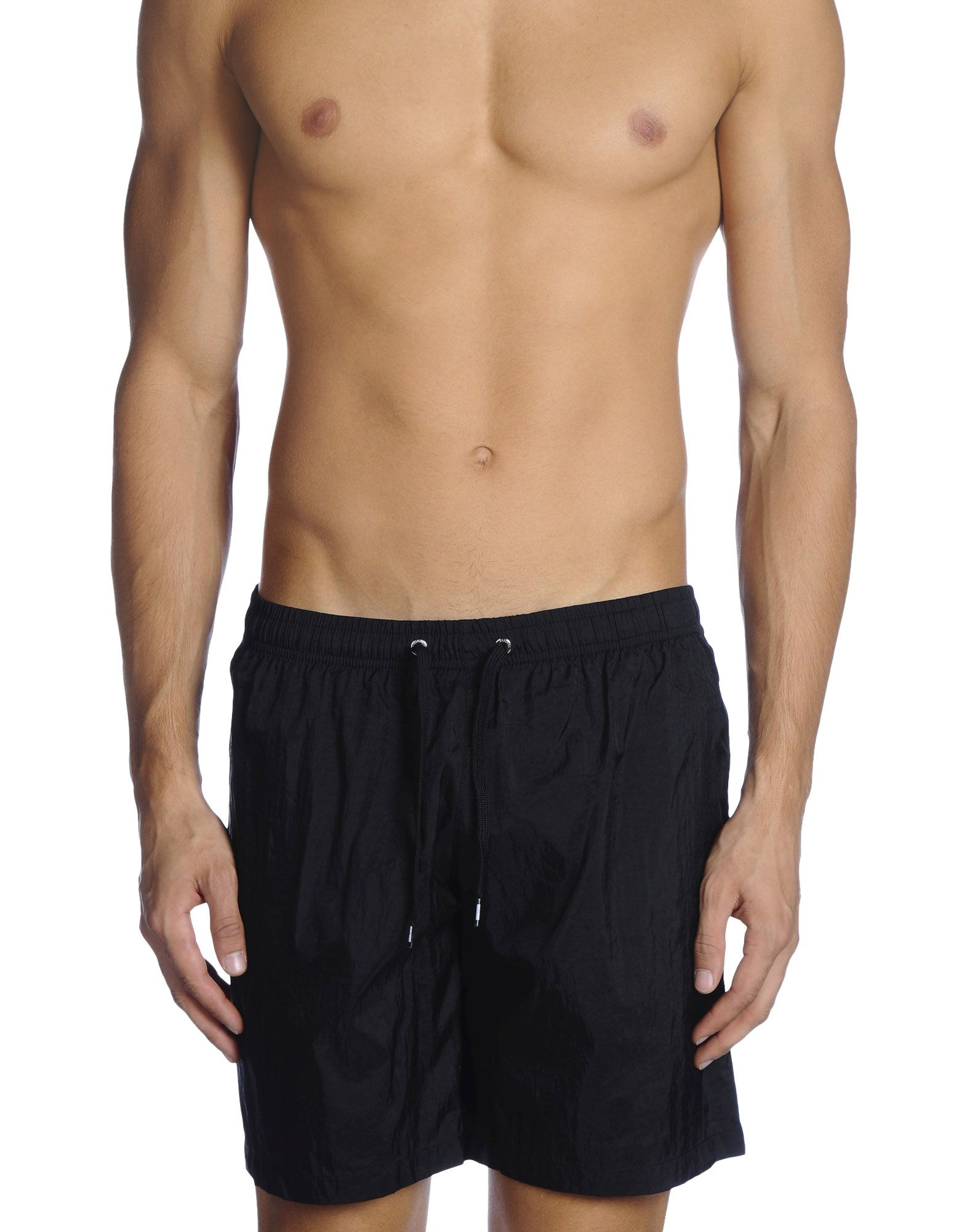 Lyst Moschino Swimming Trunks in Black for Men