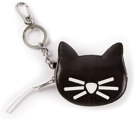 Karl Lagerfeld Cat Shaped Coin Purse in Black | Lyst