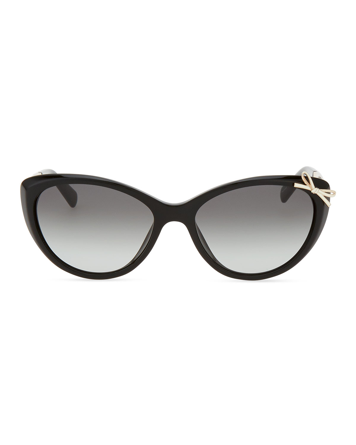 Lyst - Kate Spade New York Livia Bow Cat-eye Sunglasses in Black
