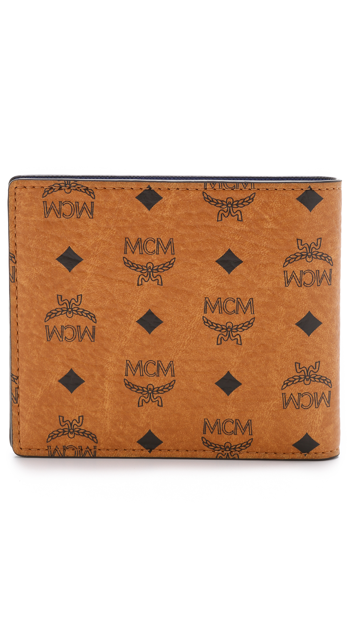 Lyst - Mcm Bifold Wallet in Brown for Men