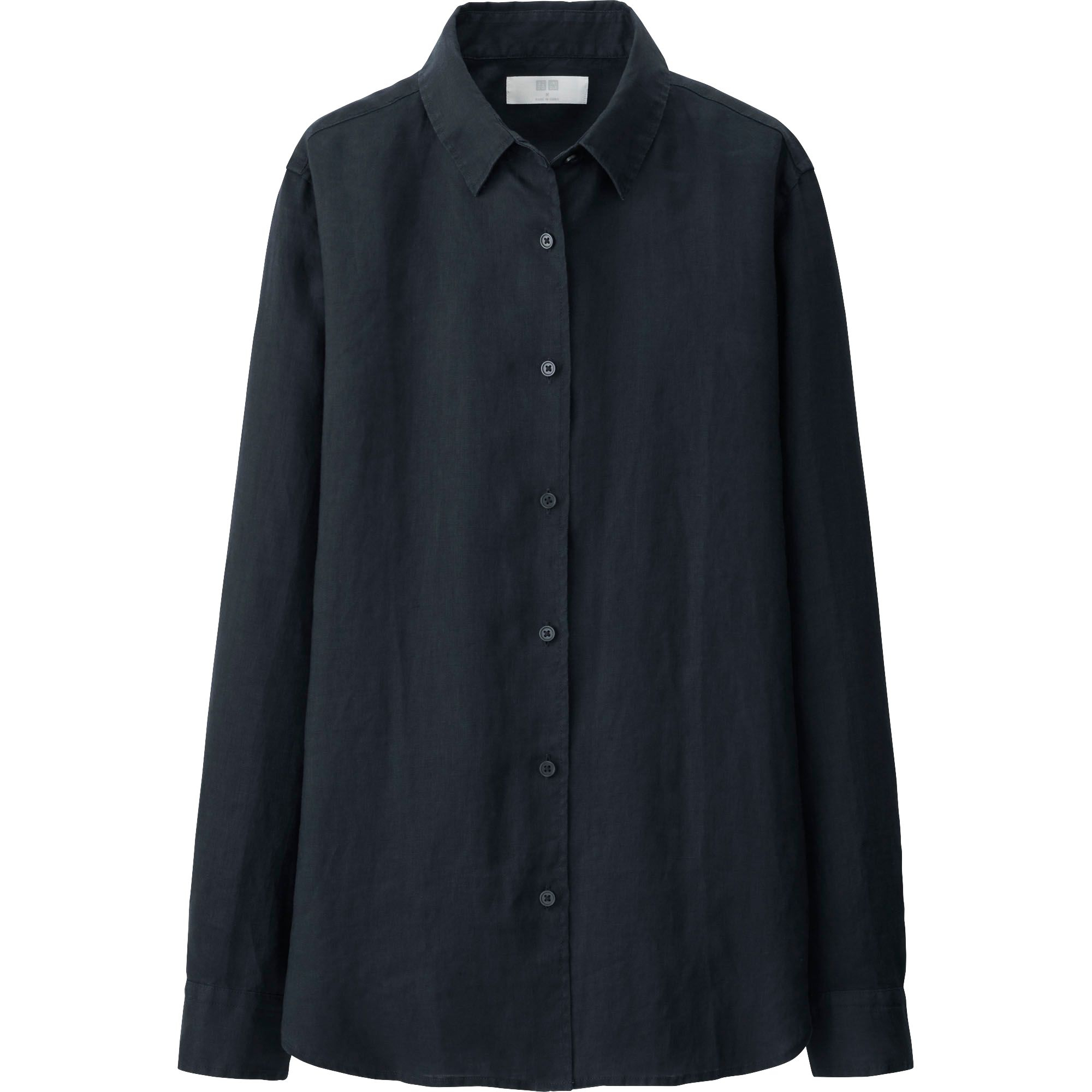 black long sleeve shirt uniqlo