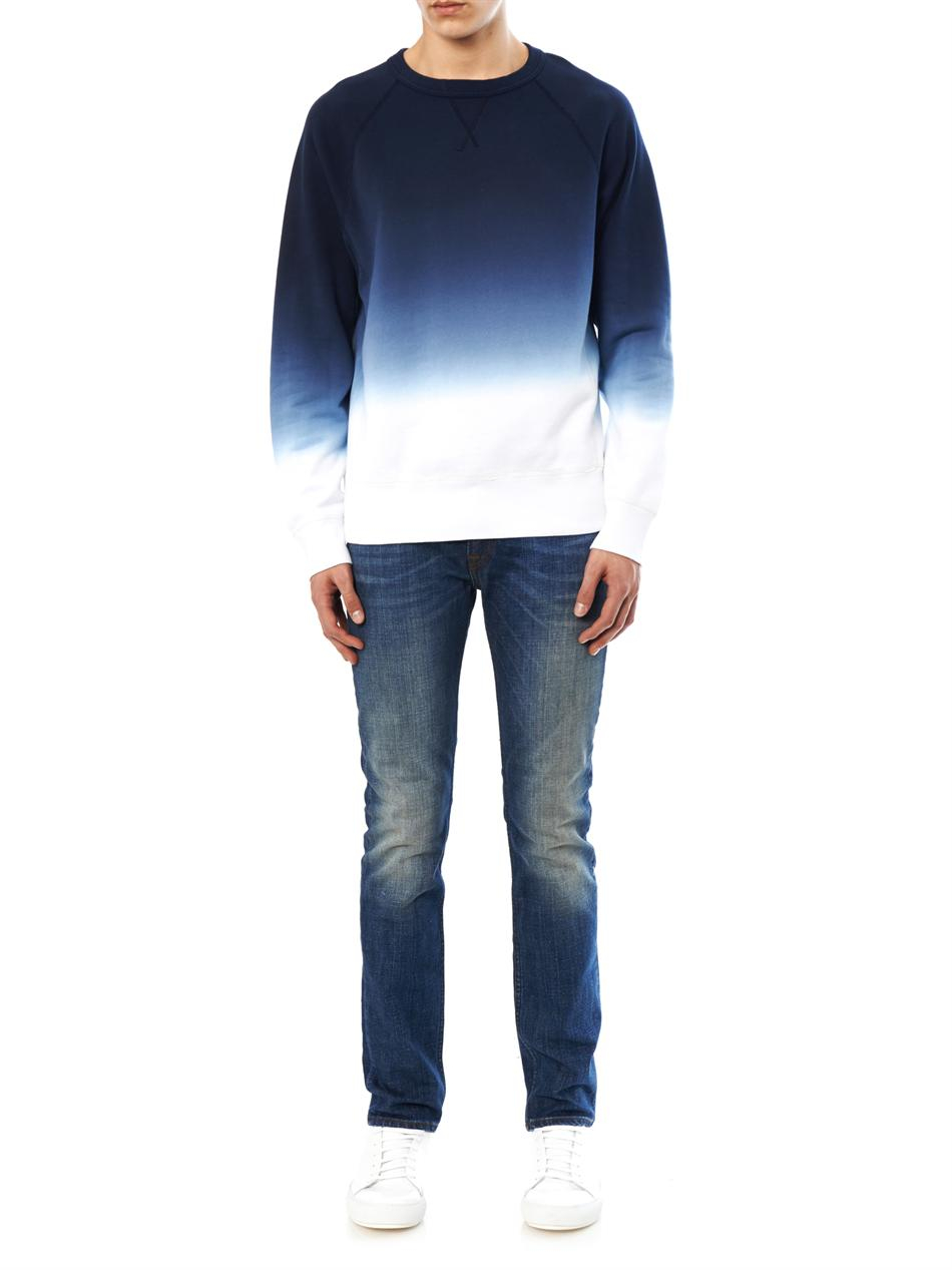 ombre sweatshirt