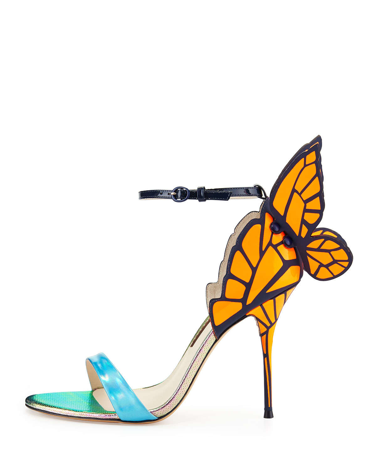 Sophia webster Chiara Butterfly Wing Sandal in Blue | Lyst