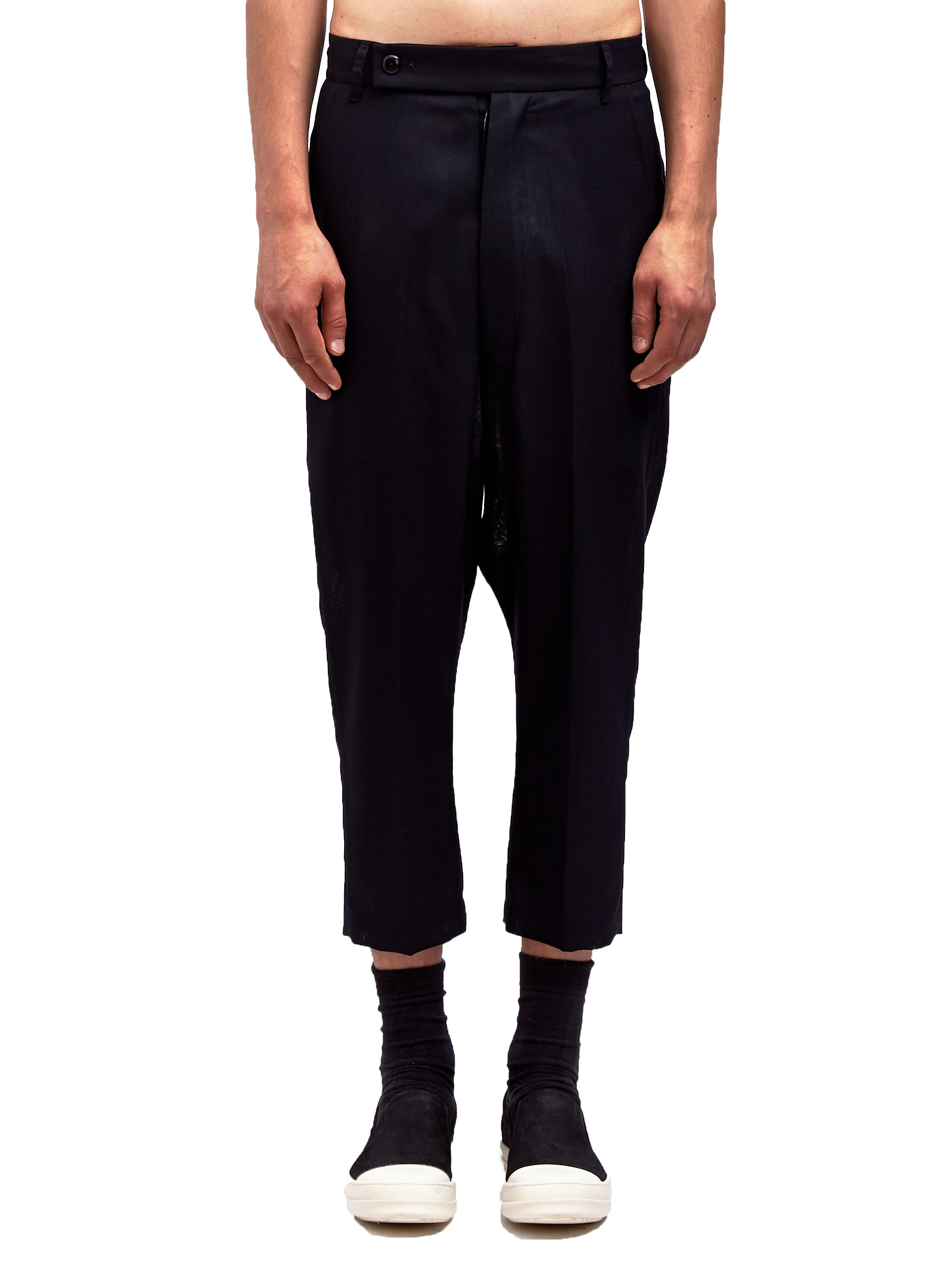 Lyst - Rick Owens Mens Low Crotch Pants in Black for Men