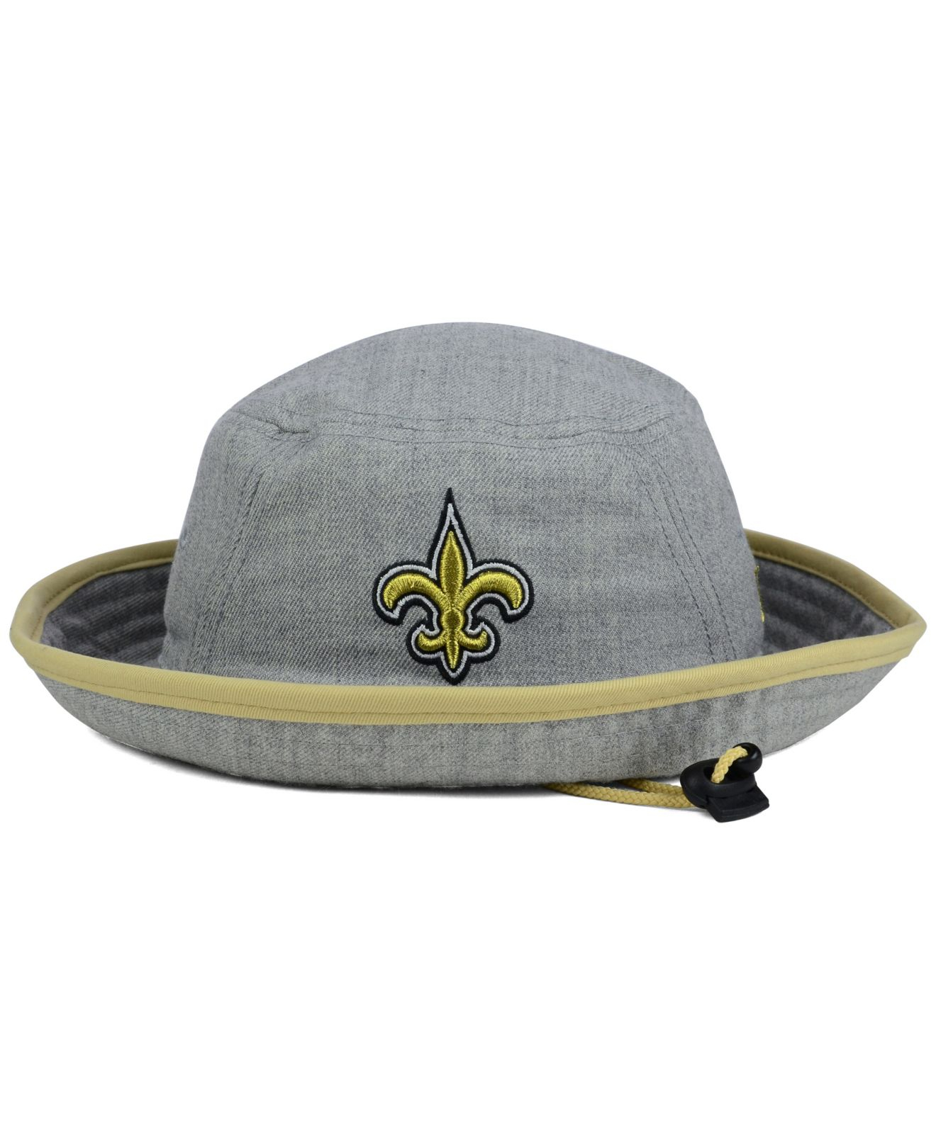 New Era New Orleans Saints Nfl Heather Gray Bucket Hat in Gray (Heather ...