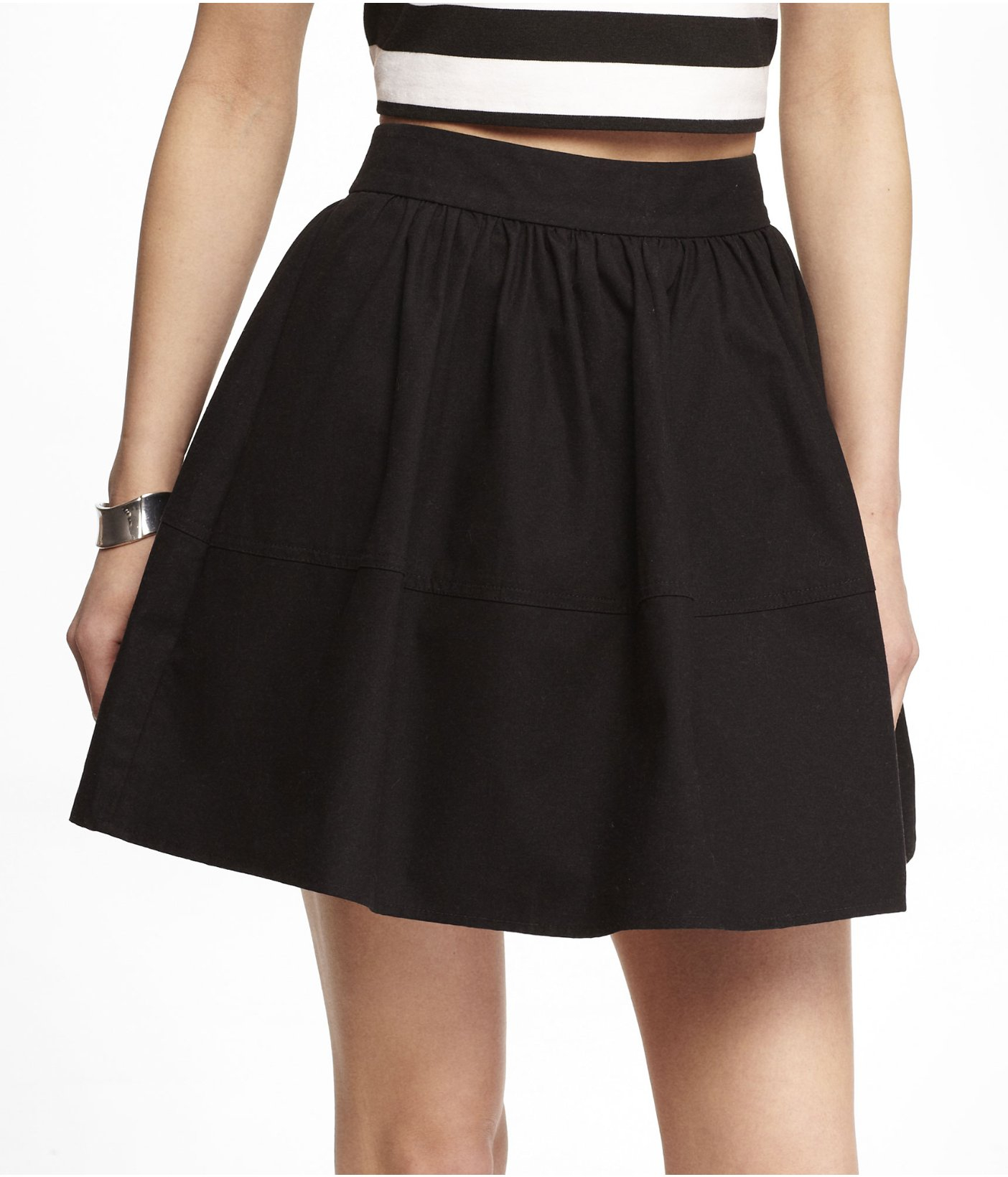 High Waist Cotton Skirt 70