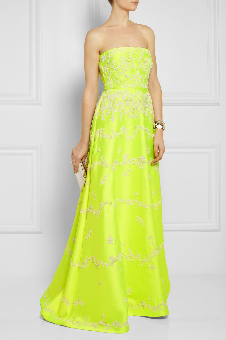 valentino green gown
