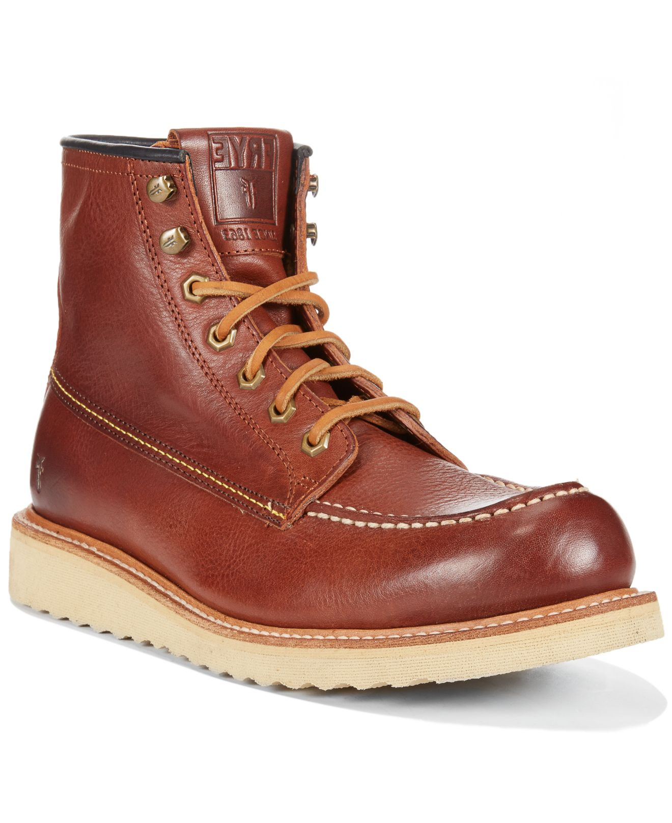 Frye Dakota Wedge Boots in Brown for Men - Lyst