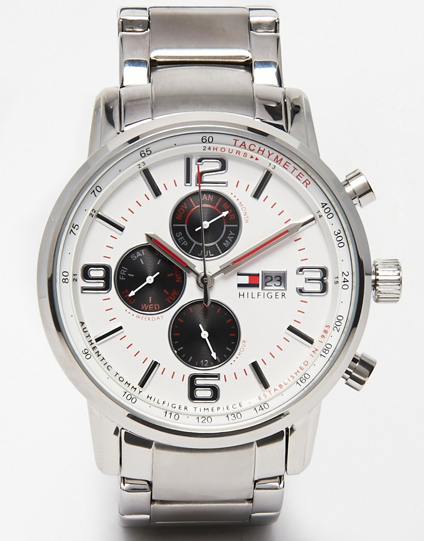 Lyst Tommy Hilfiger Stainless Steel Watch 1710338 in Metallic